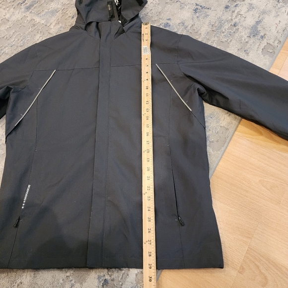 Moerdeng Grey Jacket Waterproof Ripstop Breathable Mens Size Large - Picture 14 of 16